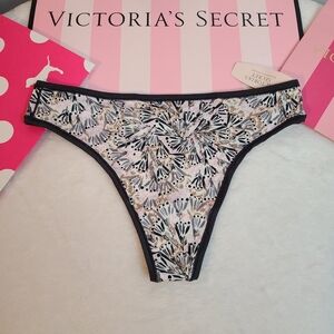 Y2K Victoria's Secret Fabulous Satin Classic Thong Panty Size Sm Multicolor